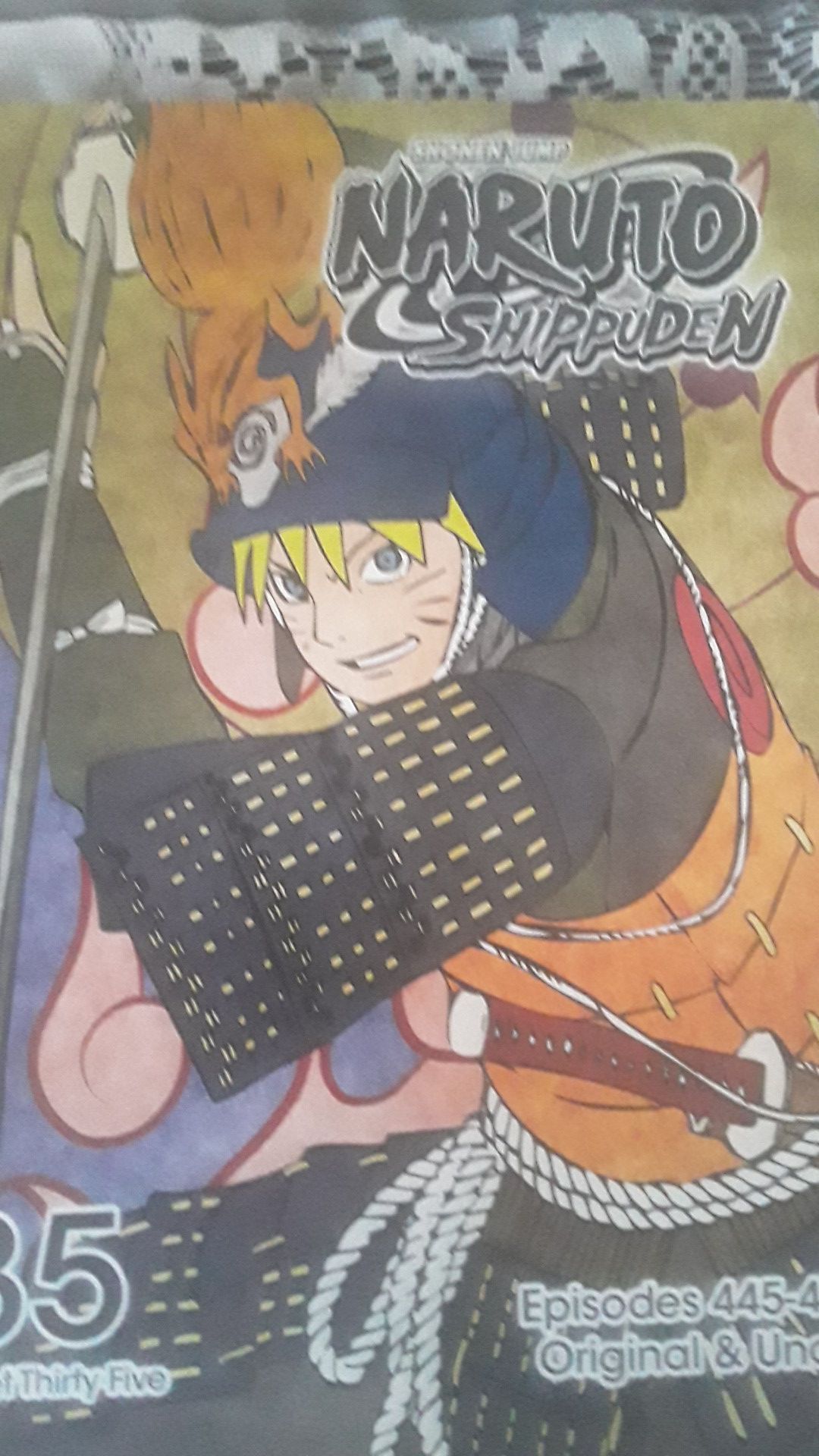 Naruto shippuden 35 DVD set thirty five episodes 445-458 original &uncut