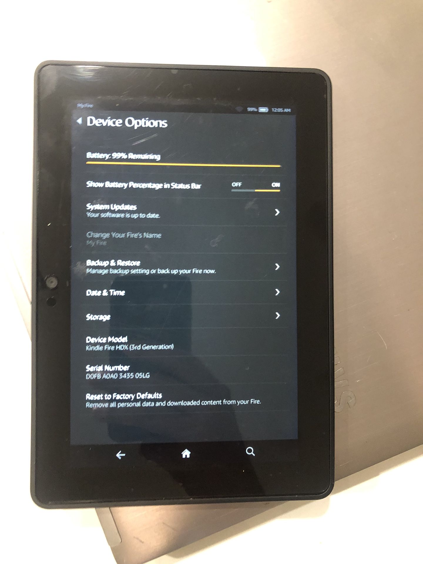 Amazon Kindle Fire 3rd Generation