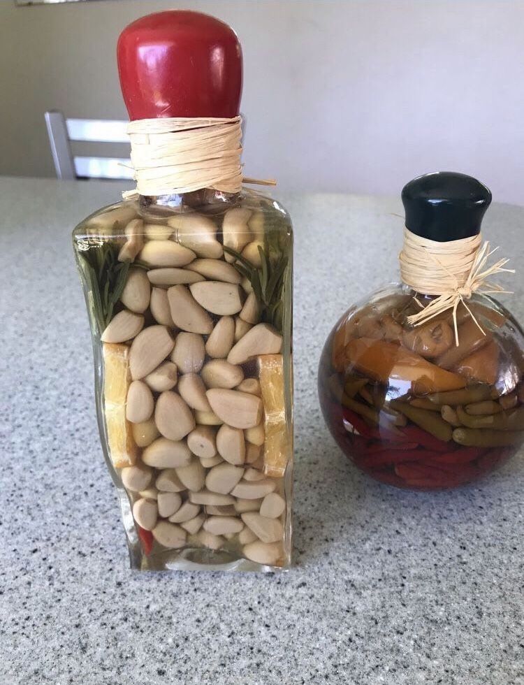 decorative oil bottles for kitchen