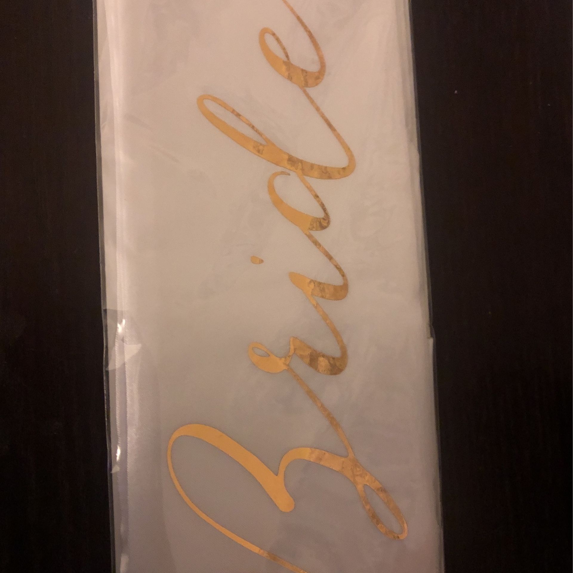 Bride To Be Sash