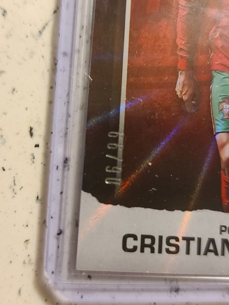 2021 Panini Father's Day Rainbow Spokes Parallel #CR Cristiano Ronaldo #06/99