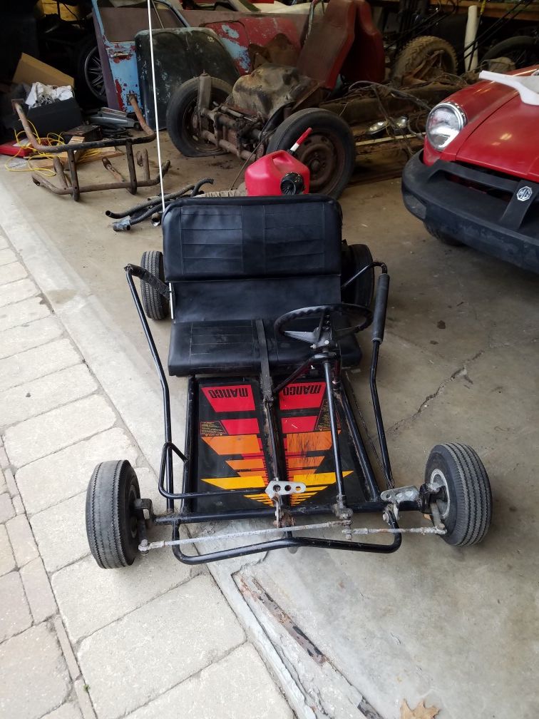 vintage manco go kart