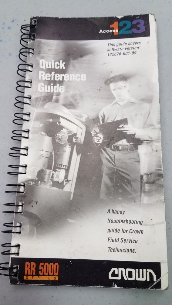 CROWN forklift manual