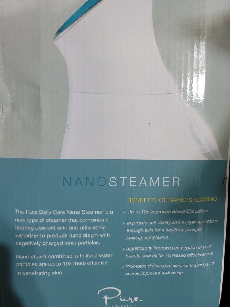 NanoSteamer Facial Steamer New