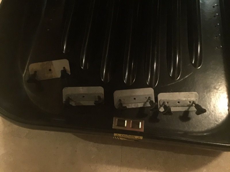 Sears XCargo Sport 20 cu, ft. Car Top Carrier. Used about 3 times. Has lock and key. for Sale