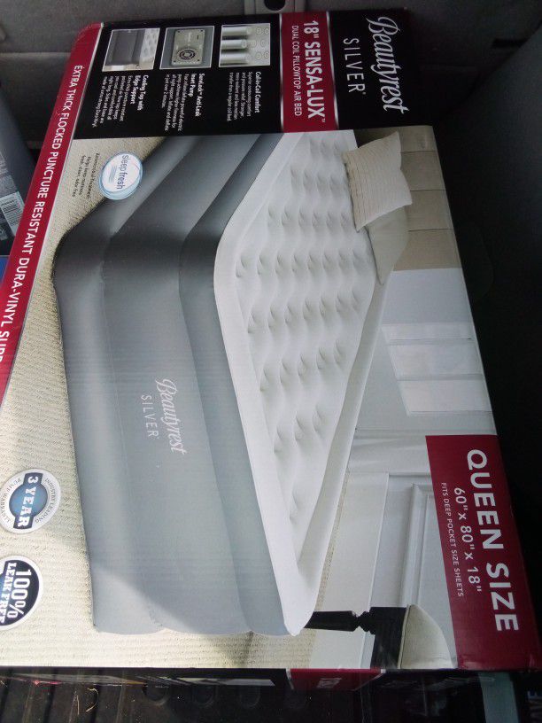 Queen Sized Self Inflating Air Mattress $200 Value HALF Priced