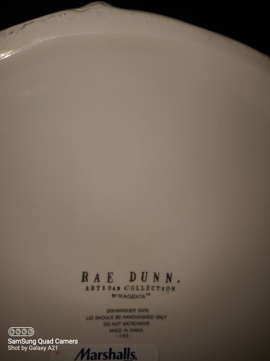 Rae Dunn Christmas Cookie Jar And Dog Bowl