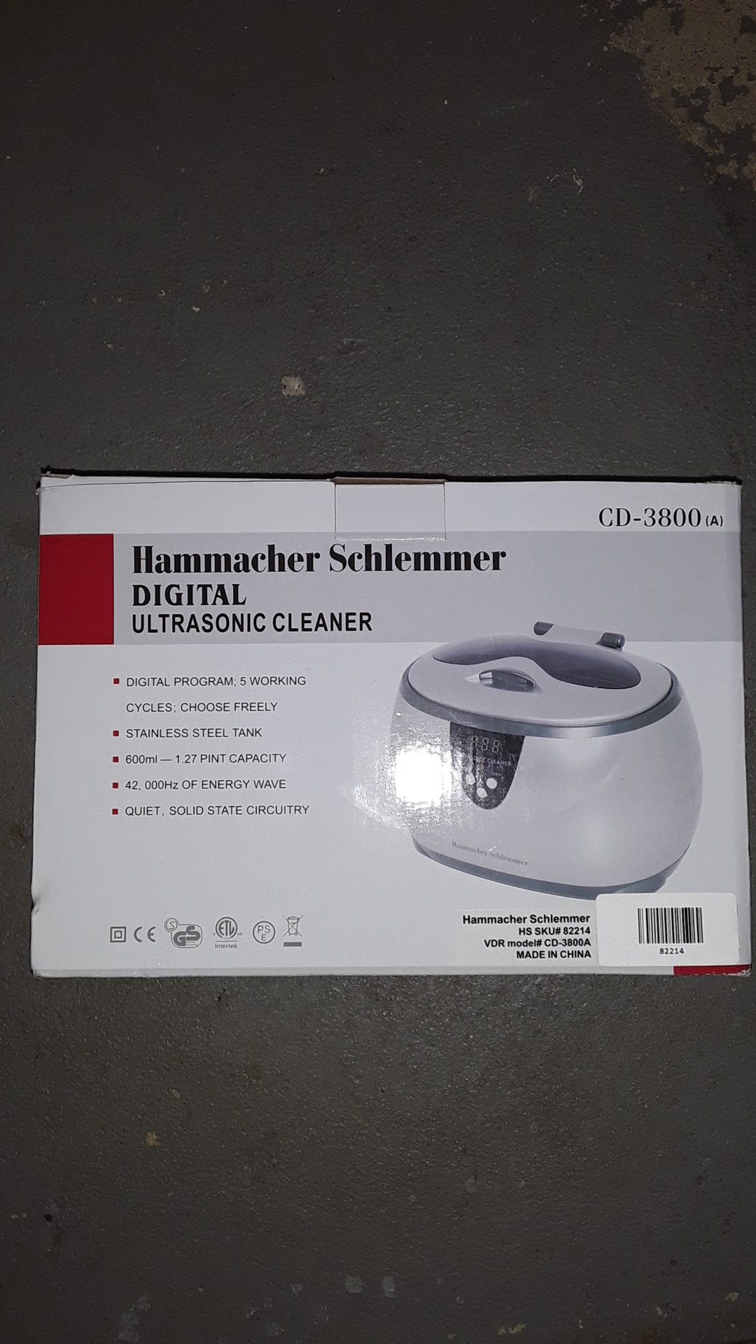 Jewlery Ultrasonic cleaner