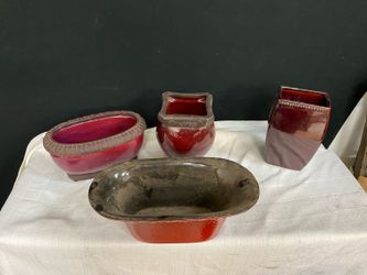 Red Ceramic Pots Thumbnail