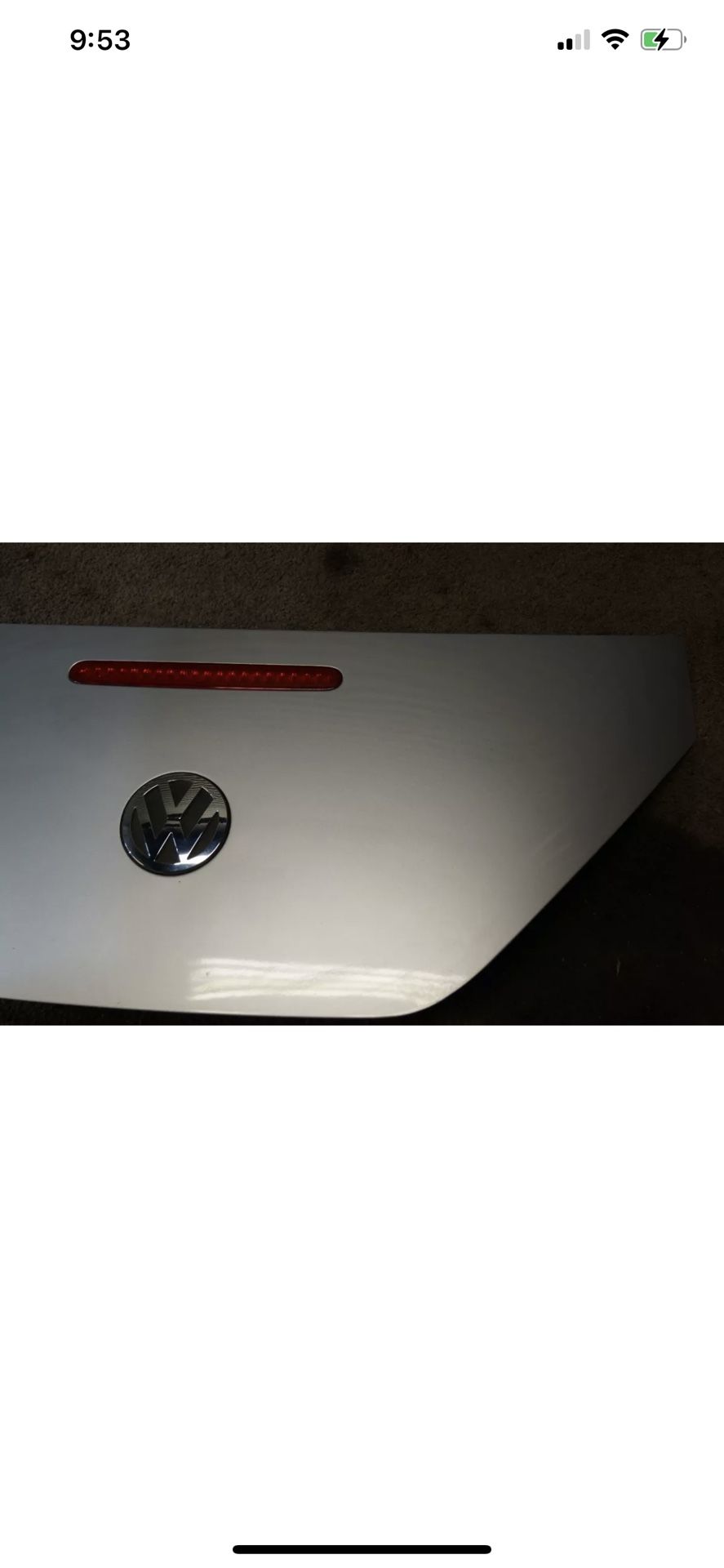 2003 2010 VOLKSWAGEN BEETLE CONVERTIBLE REAR TRUNK LID GATE OEM