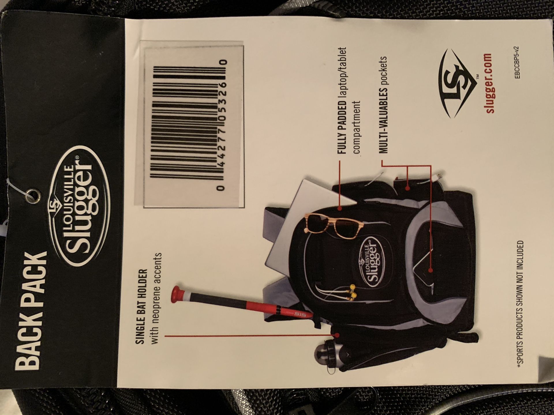 Louisville slugger baseball backpack