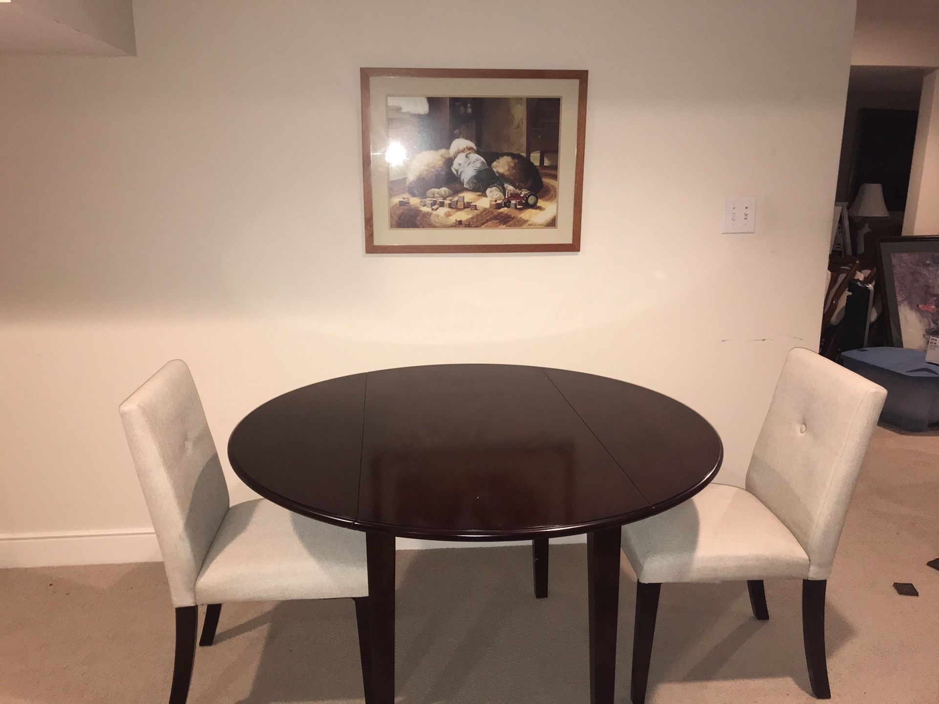 Dining Table & 2 Chairs
