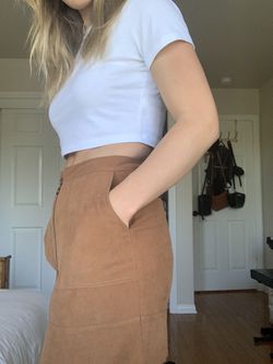 Suede Mini Skirt Thumbnail