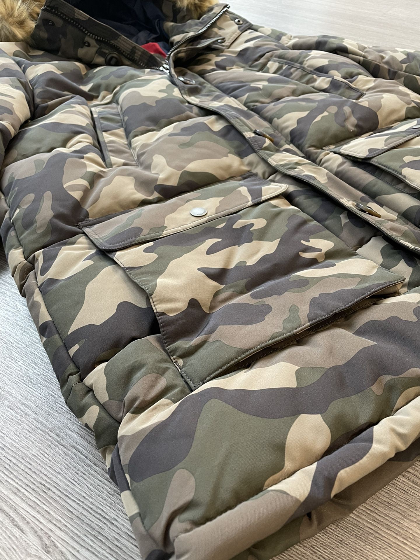 Tommy Hilfiger Camouflage Hooded Jacket