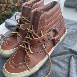 VANS EXCLUSIVE  CUSTOM ONE OF A KIND LEATHER SHOES Thumbnail