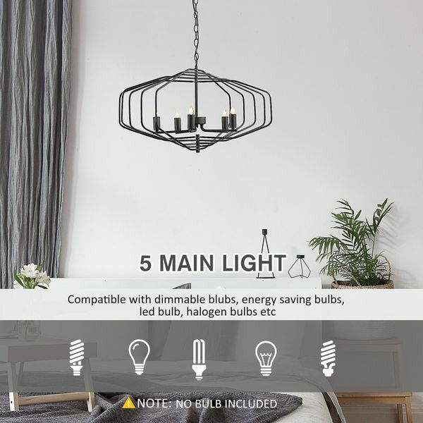 Vintage Pendant Lights Industrial Adjustable Privoted Design Hanging Lighting