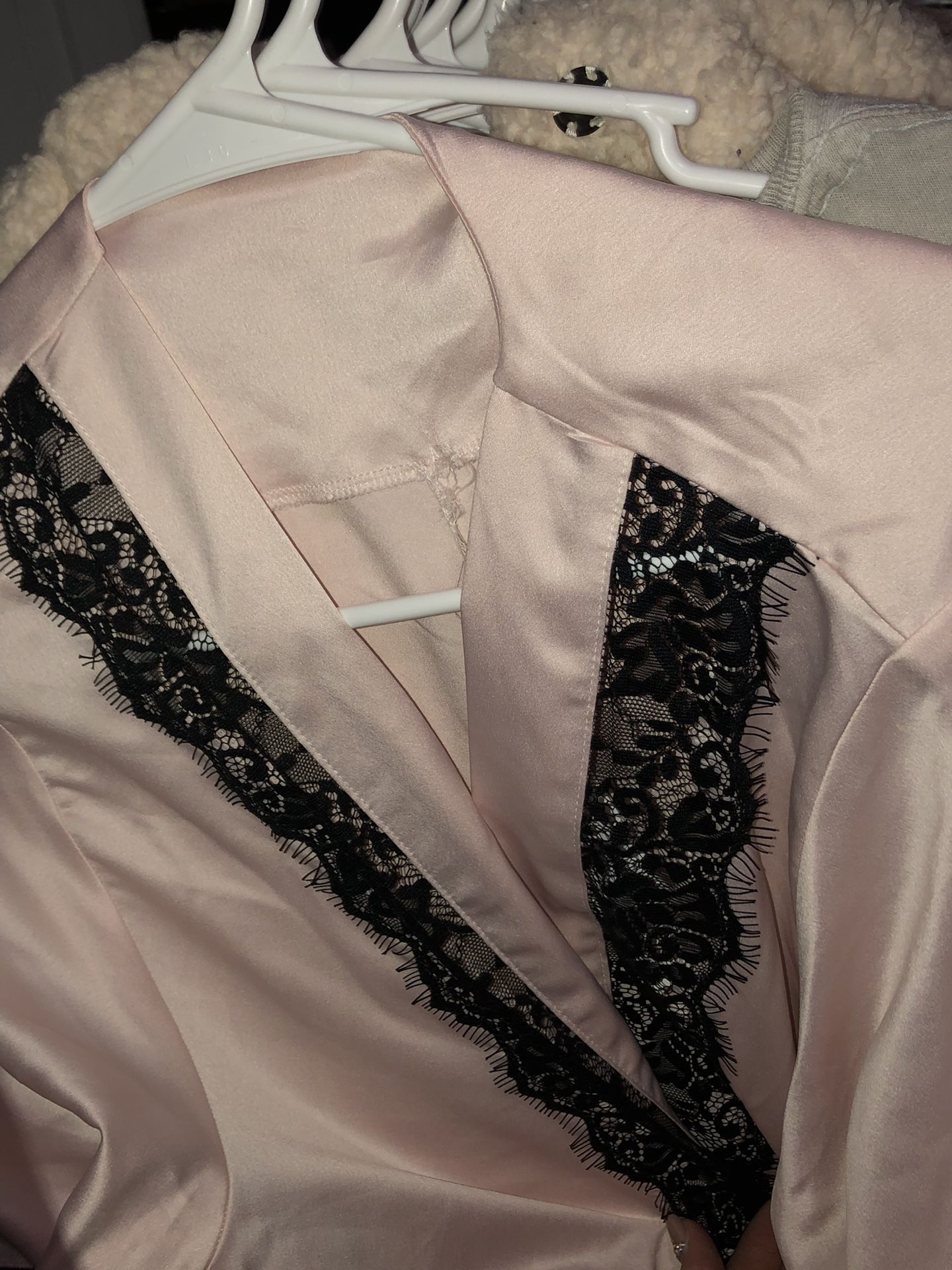 Baby pink Silky Victoria secret robe