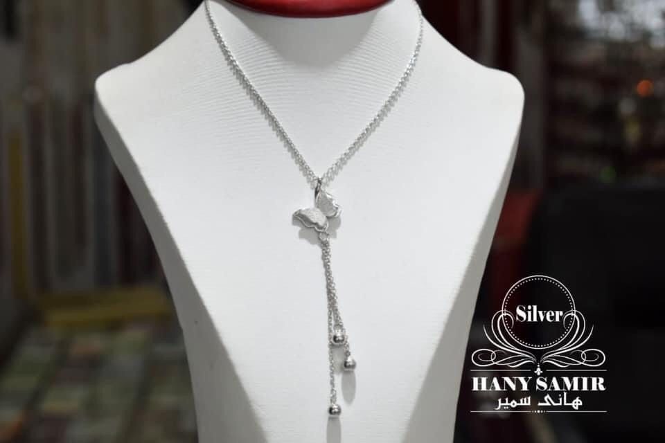Butterfly Italy Silver Necklace