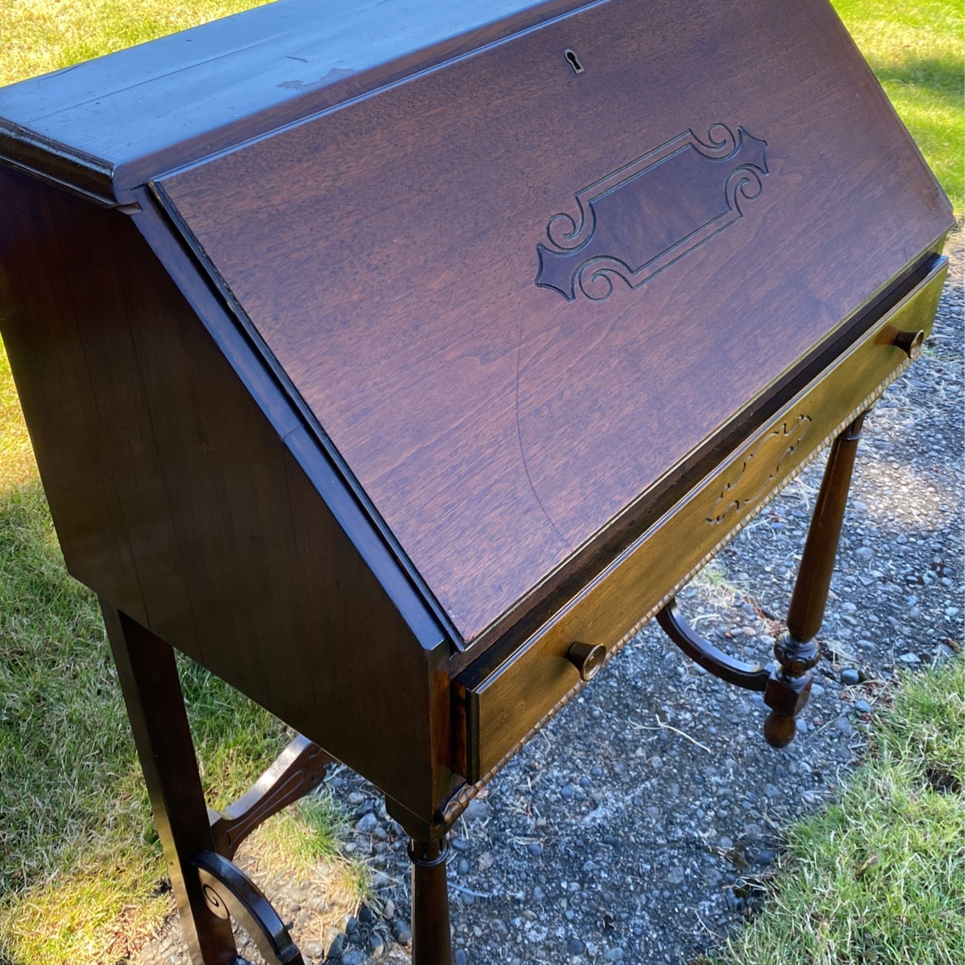 Antique secretary desk