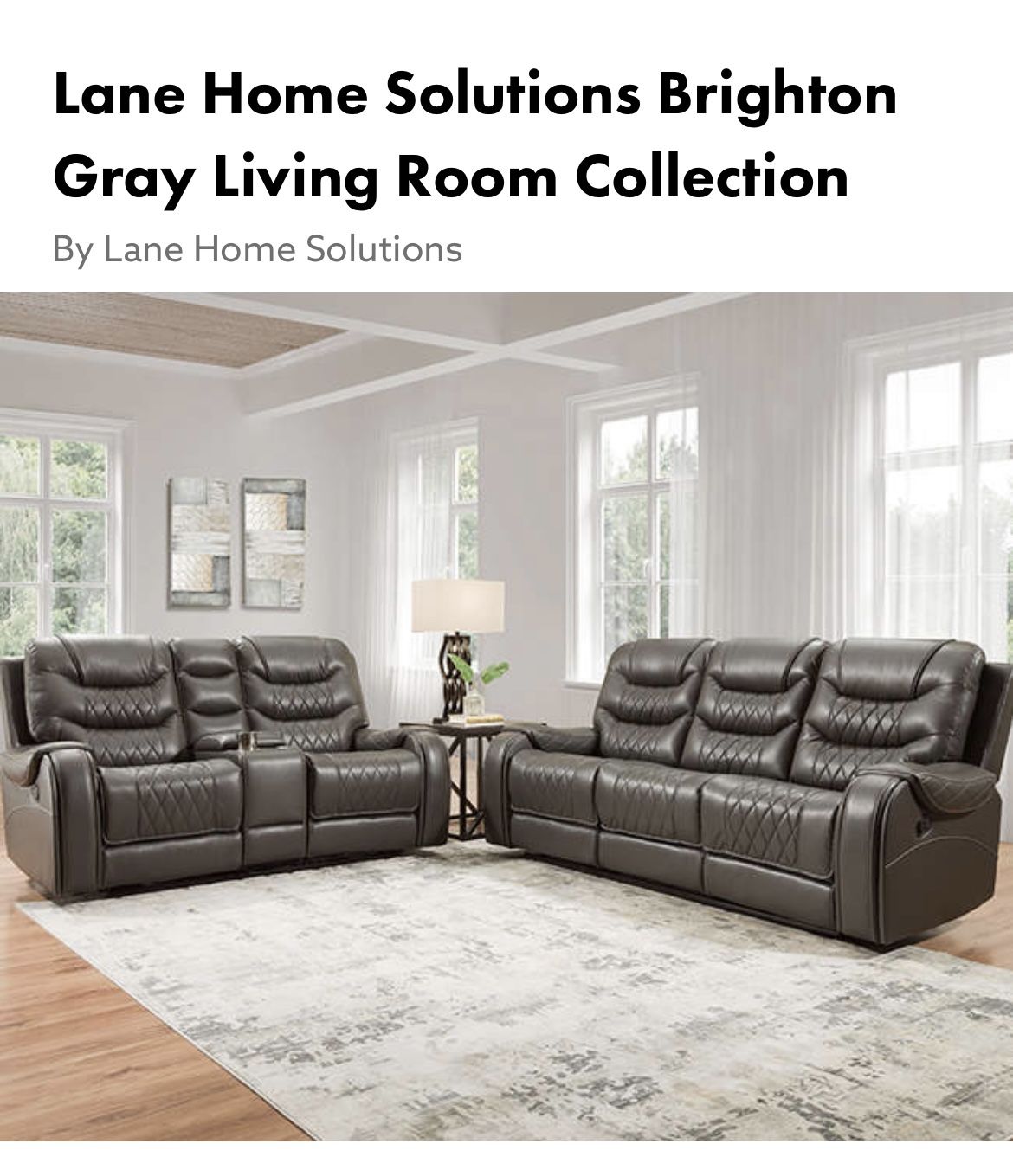 Sofa and loveseat