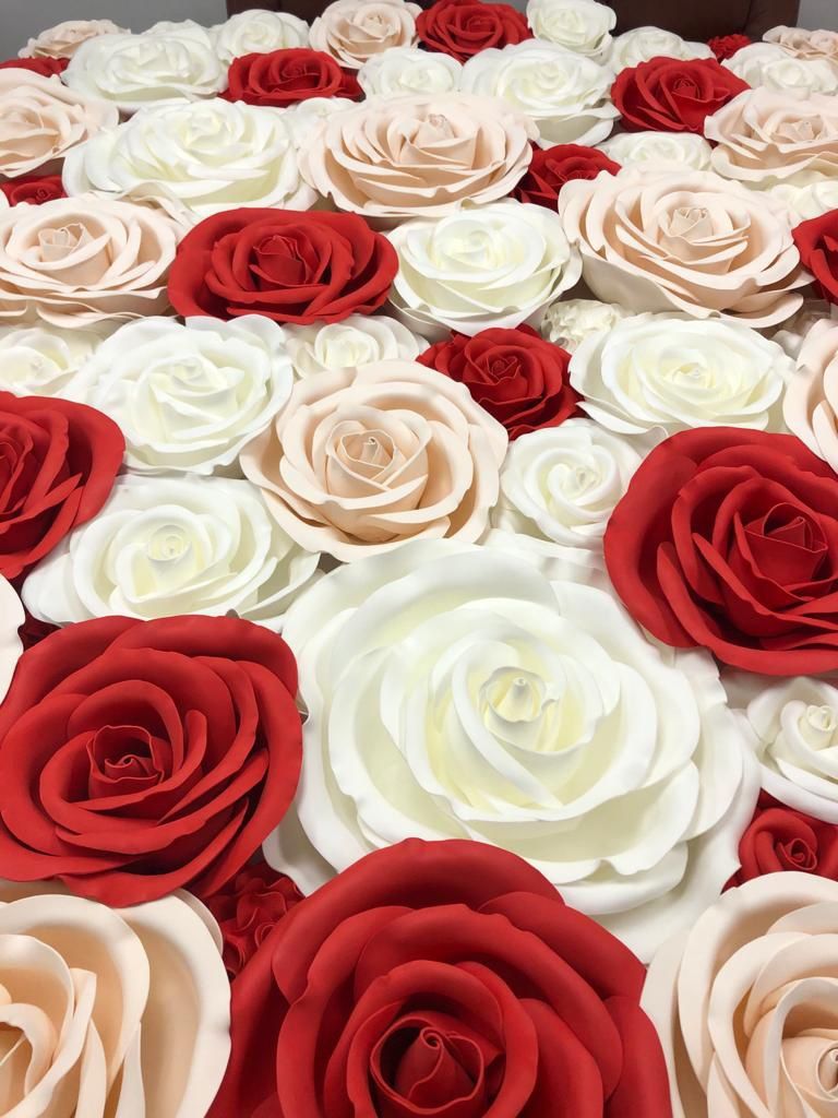 Giant Roses for Wall decor/Backdrop