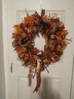 Handmade Halloween Wreath Thumbnail