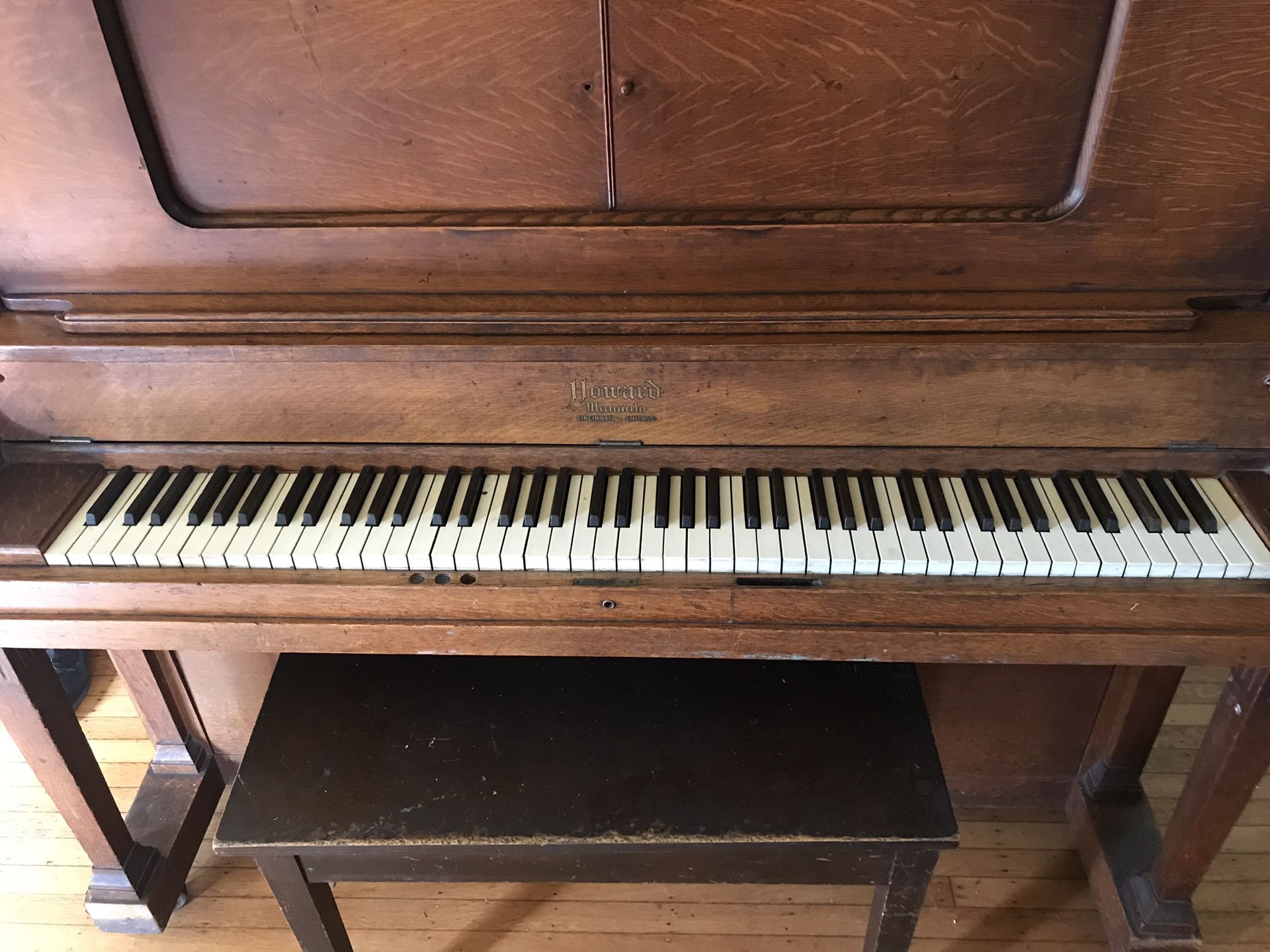 howard piano serial number
