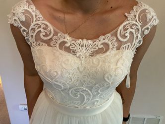 Tulle Wedding Dress, David’s Bridal Collection Thumbnail