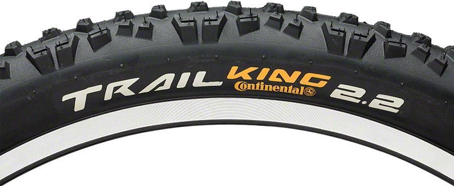 Continental Trail King Tire 27.5x2.4 Folding APEX Sidewall & Black Chili Rubber