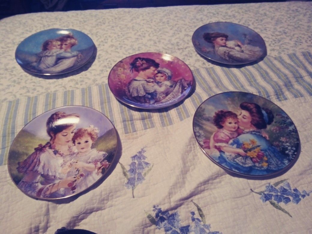 Apply For It And You Paid It Back Five Collector Plates