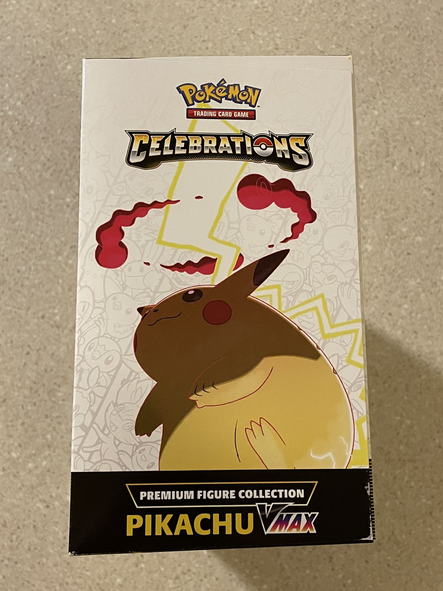 Pokémon 25th Anniversary Celebrations Pikachu VMAX Premium Figure Collection Box