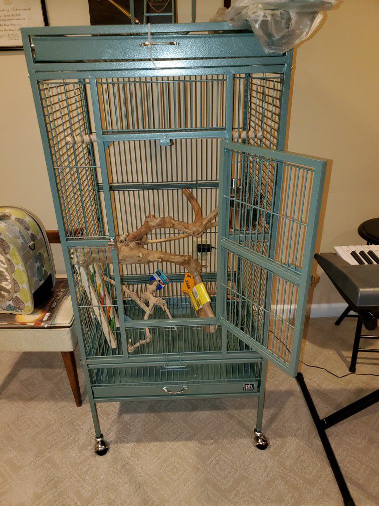 New Wrought Iron Bird Cage