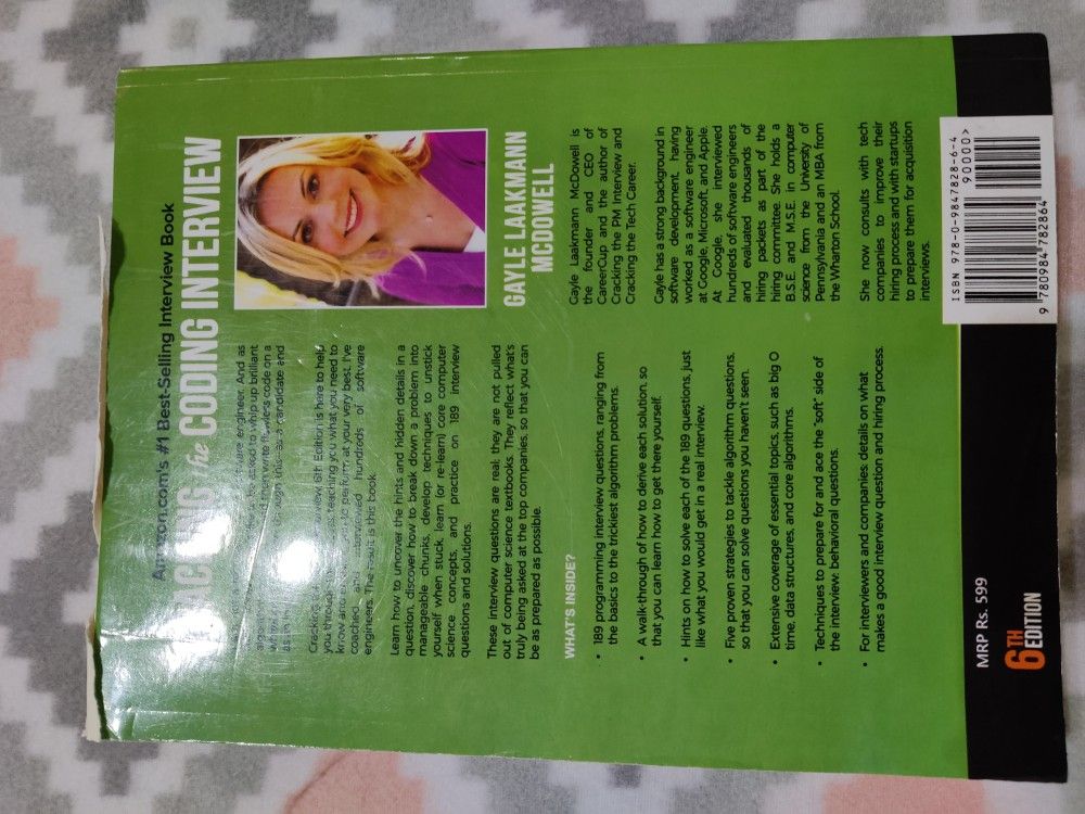 Cracking the Coding Interview Book