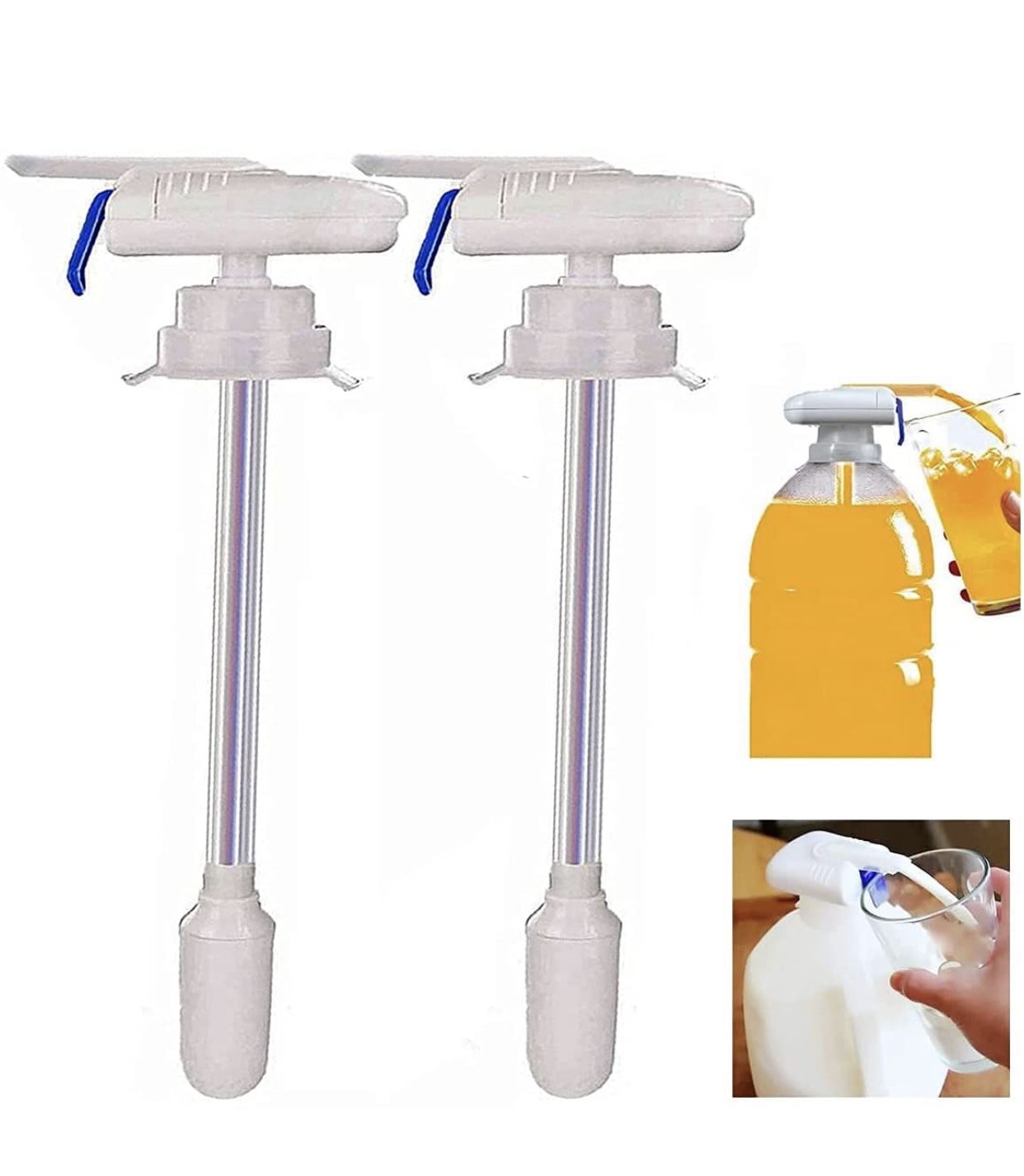 2pack Automatic Drink Dispenser,Milk Juice Dispenser, Spill Proof as seen on TV Beverage Dispenser for Home Kitchen Party Wedding Decoration Outdoor
