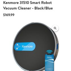Kenmore smart robot vacuum Thumbnail