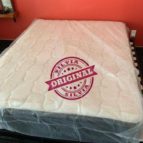 QUEEN MATTRESS PILLOW / PLUSH COMFORT 👸ALL BED SIZES AVAILABLE KING QUEEN FULL TWIN AND BOX SPRINGS 👸BED FRAME NOT INCLUDED COLCHONES CAMAS NUEVOS