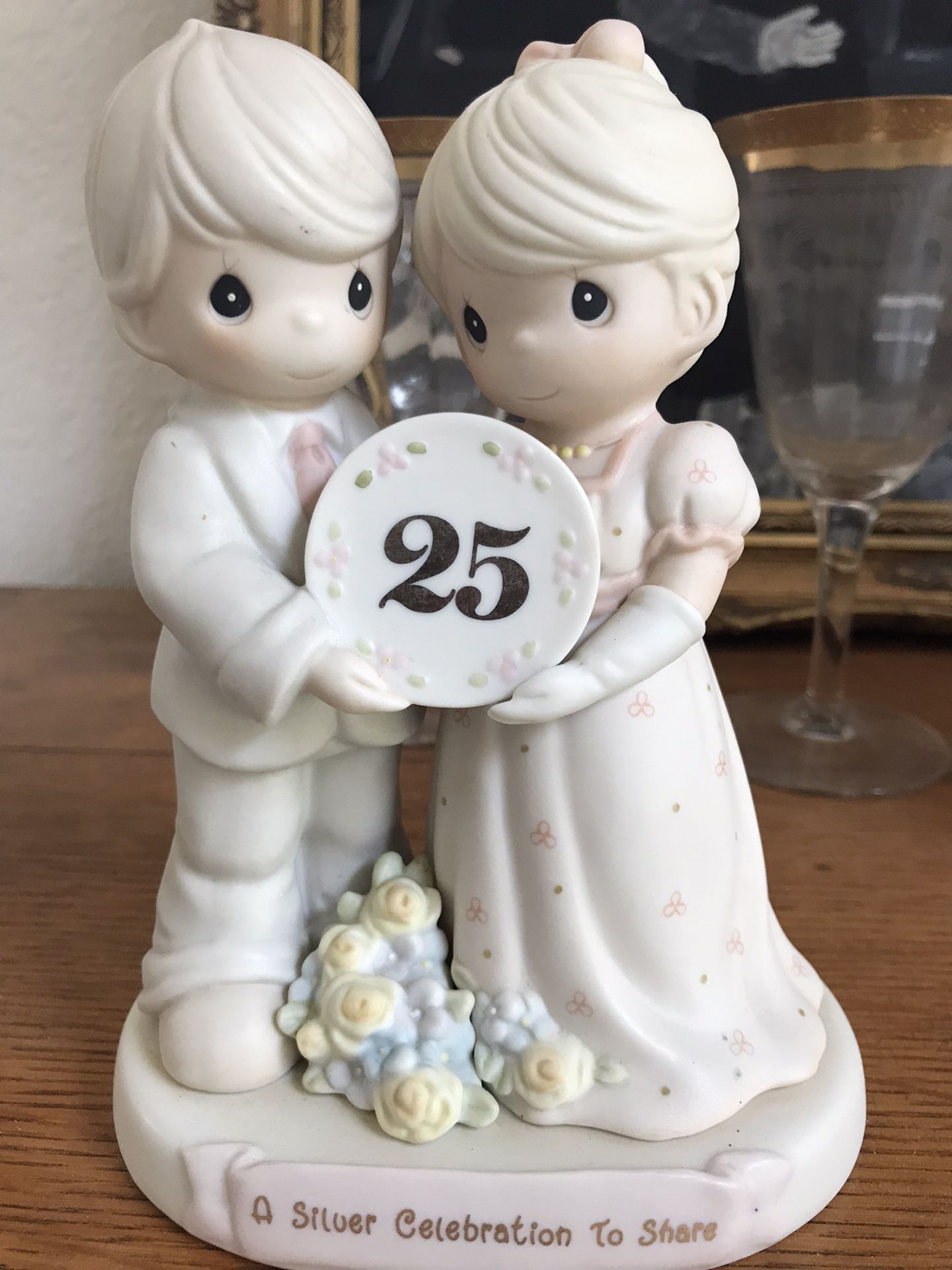 Precious Moments Silver Celebration Figurine