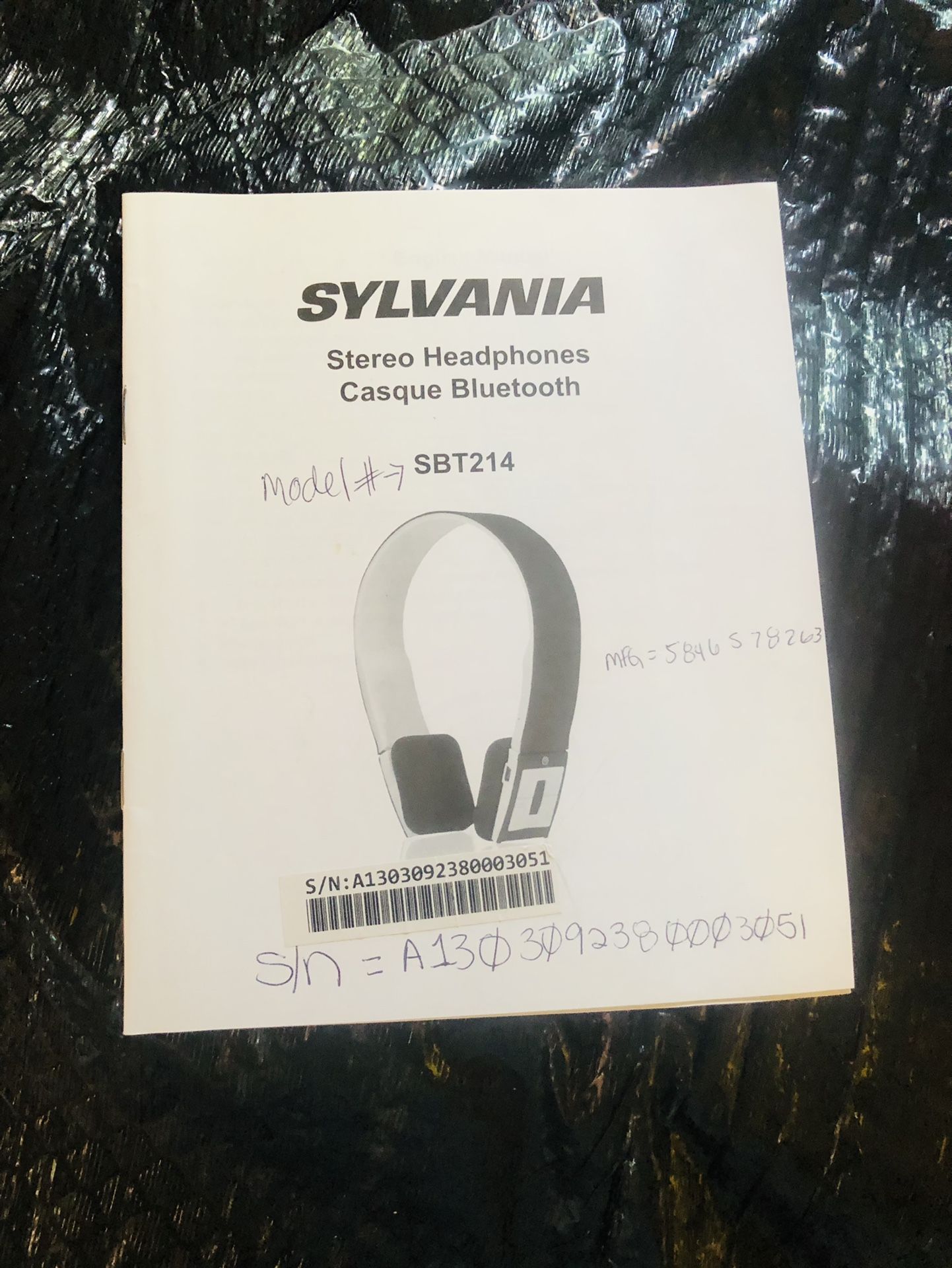 Pink Sylvania Wireless Headphones