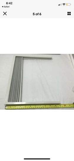 New OEM Sharp Air Conditioner Window Side Curtain & Frame Set (L&R) 9JQ(contact info removed)4 Thumbnail