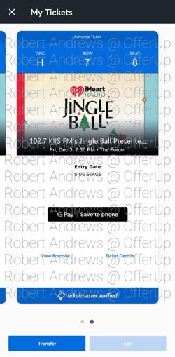 iHeart Radio's Jingle Ball Tickets (Inglewood, CA - The Forum) Thumbnail