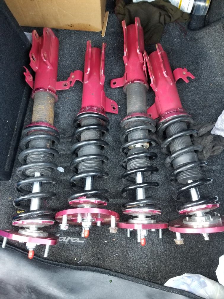 Toyota coilovers & oem springs