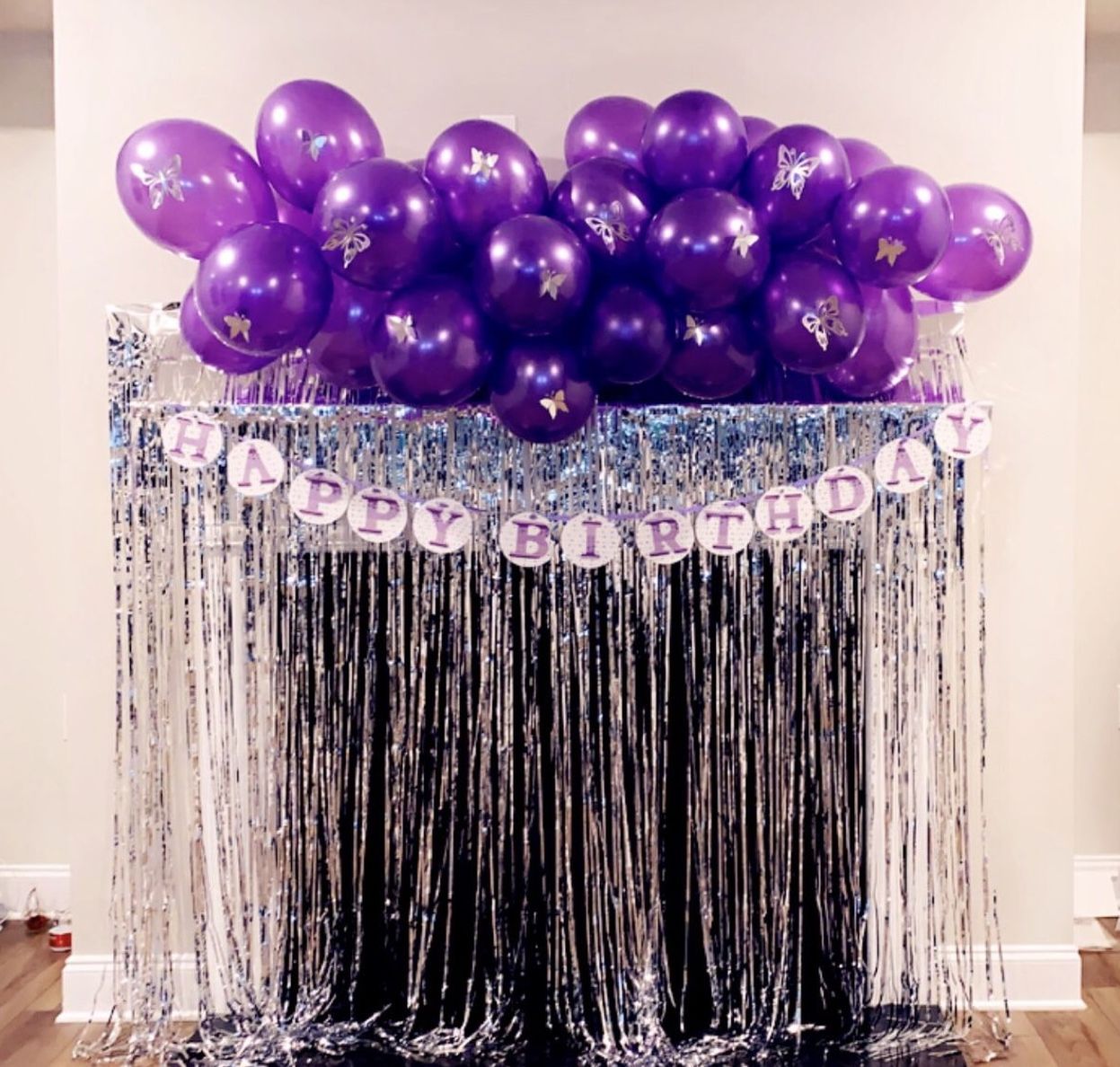 Purple Butterfly Decorations