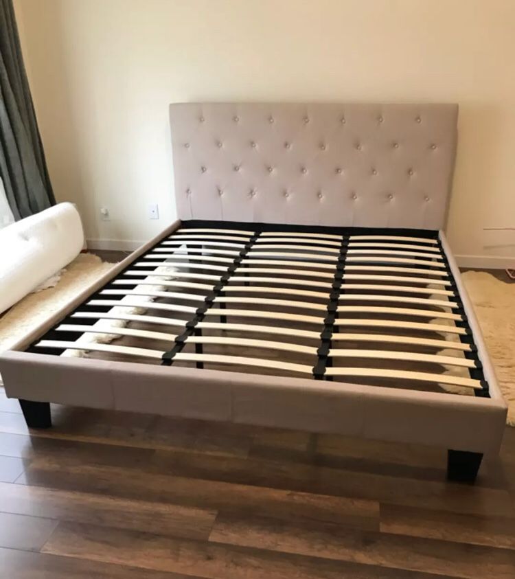 Twin Full Queen King California New Platform Bed Frame No Box Spring Required Mattress Set Sold Separately For In Alameda Ca Offerup Queen King California, California King Bed Frame No Boxspring Needed
