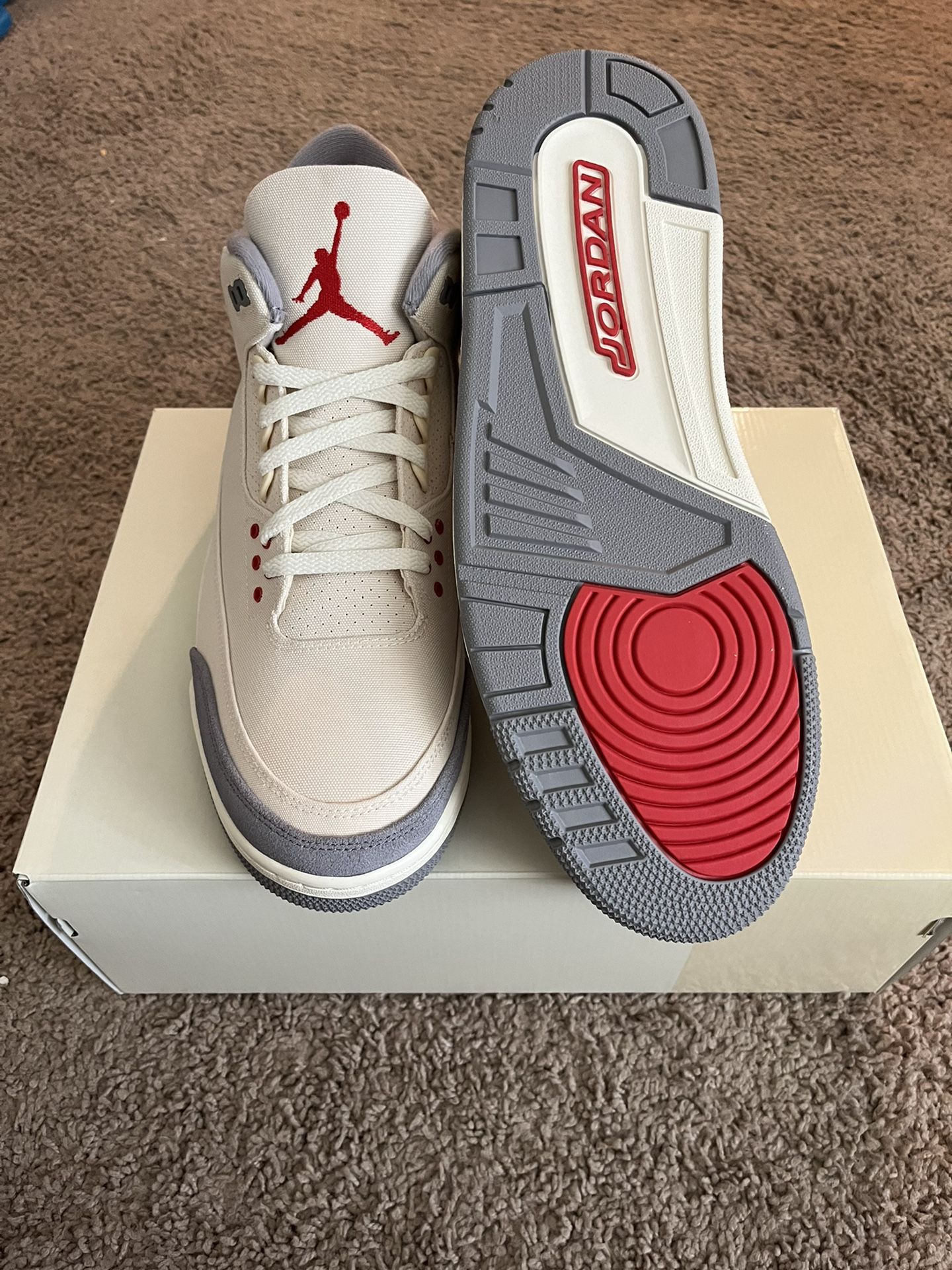 Air Jordan Retro 3 Muslin SE