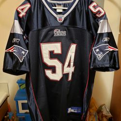 NFL New England Patriots Tedy Bruschi#54 Stitched Jersey Brand Reebok Size 54 Thumbnail