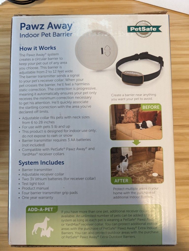 Pawz Away Indoor Pet Barrier
