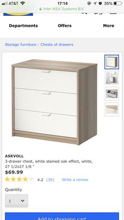 Ikea Askvoll Dresser 15 Original, Ikea Askvoll Dresser