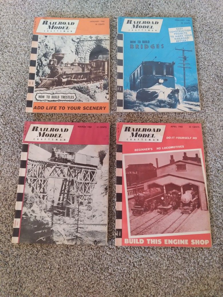 Vintage Train Magazines