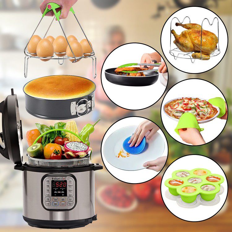 Instant pot accessories 6, 8 qt for pressure cooker , kitchen kits 13 pcs