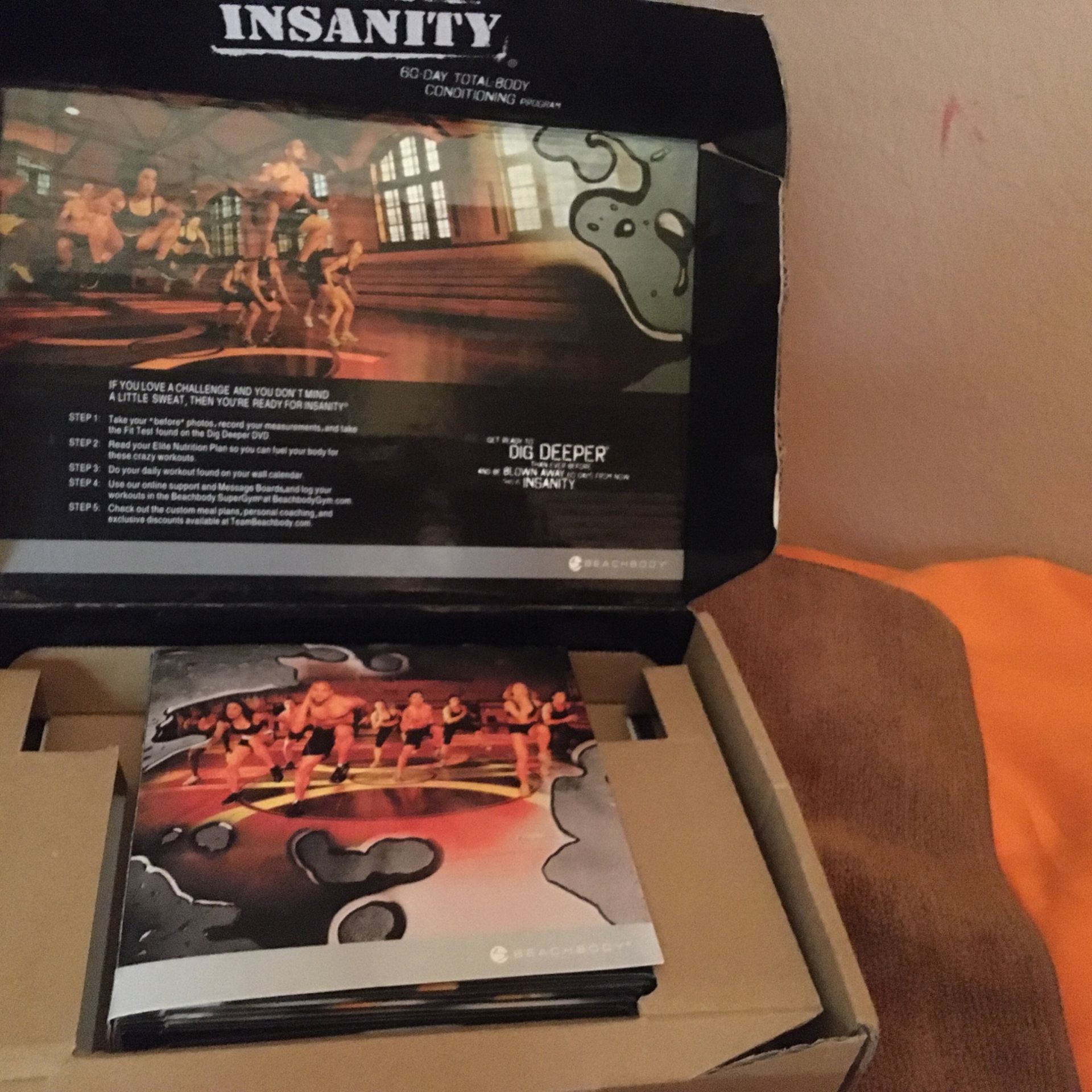 Insanity Max 60 Day Body Workout 10 DVD’s